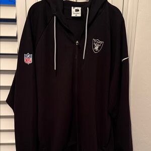 Nike Black Hoodie with raiders nfl  Logos